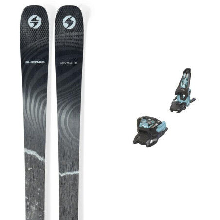 Ski-Set Blizzard ANOMALY 84 + Bindung : Farbe - SCHWARZ/GRAU, Größe der Skier - 176