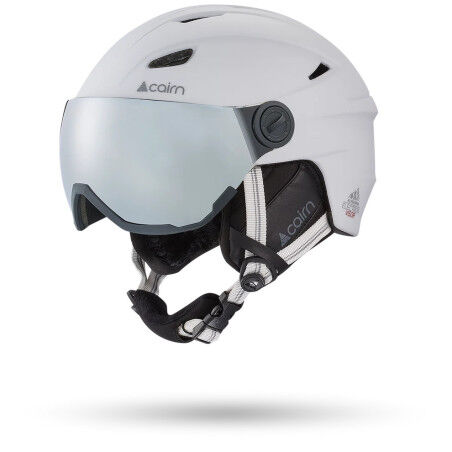 Cairn ELECTRON VISOR S3 MAT ski helmet white