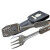 Utensilio para barbacoa 4 en 1 COALLY: espátula, tenedor, abrebotellas y pinzas