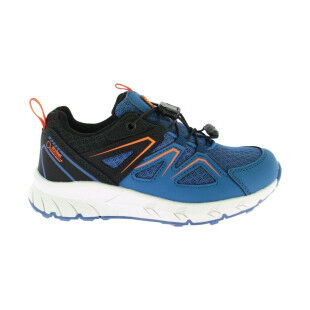 Zapatillas de senderismo de caña baja para niños ELEMENTERRE Zenteno - Azul marino