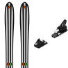 Pack of Salomon N DÉPART 1.0 skis + bindings : Ski size - 180