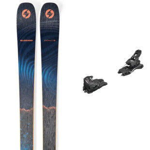Pack de esquís Blizzard ANOMALY 88 + fijación : Color - AZUL/NARANJA, Talla de esquí - 176