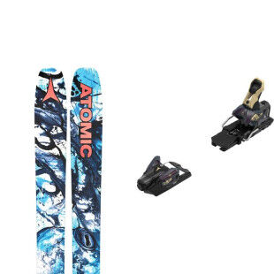 Pack of Atomic BENT CHETLER 120 skis + bindings : Colour - BLACK/MUCO, Ski size - 184