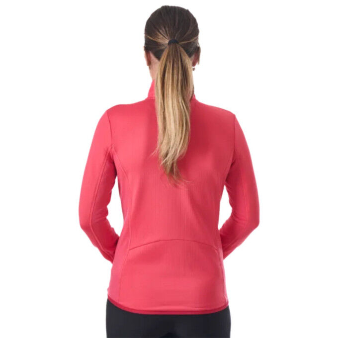 Lhotse Greta Raspberry: ein funktionelles und atmungsaktives Fleece für Damen