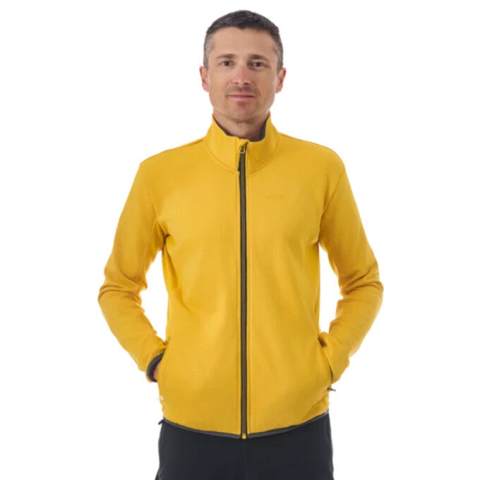 Lhotse Hakan Sulphur: a technical, breathable men's fleece