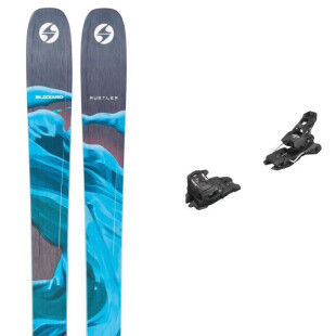Pack de esquís Blizzard RUSTLER 10 + fijaciones : Color - Azul, Talla de esquí - 180