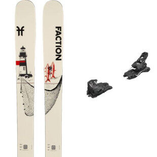 Pack de esquís Faction PRODIGY 2 CAPSULE + fijaciones : Color - Blanco, Talla de esquí - 177