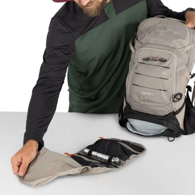 Osprey Raptor 14: mochila de BTT con sistema de hidratación de 2,5 l para salidas exigentes