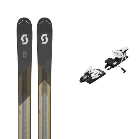 Skiset Scott PURE POW 115 + Bindung : Größe der Skier - 189