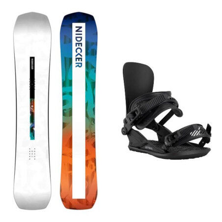 Pack snowboard Nidecker ESCAPE + fix : Taille des skis - 159