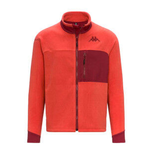 Kappa 6CENTO 672: a warm, technical men's fleece jacket for skiing and mountaineering
