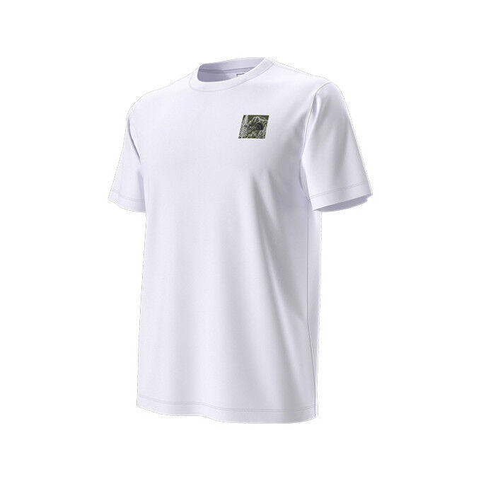 Herren-T-Shirt The North Face M MONTE REG SS Weiß – Bequemes Lifestyle-T-Shirt aus recycelter Baumwolle