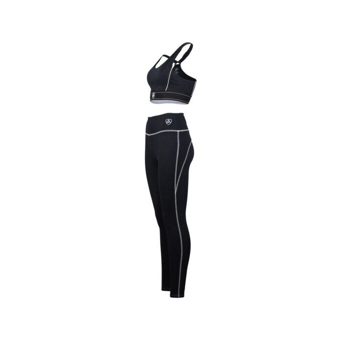 Peak Mountain ASUN/CX Women's Sports Set in Black: Comfort and Active Style