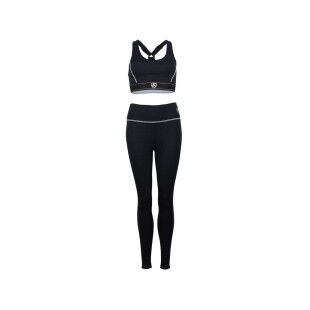 Peak Mountain ASUN/CX Women's Sports Set in Black: Comfort and Active Style