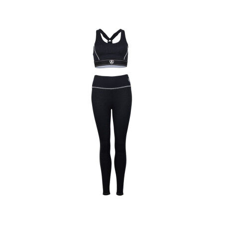 Conjunto deportivo para mujer Peak Mountain ASUN/CX Negro: comodidad y estilo deportivo