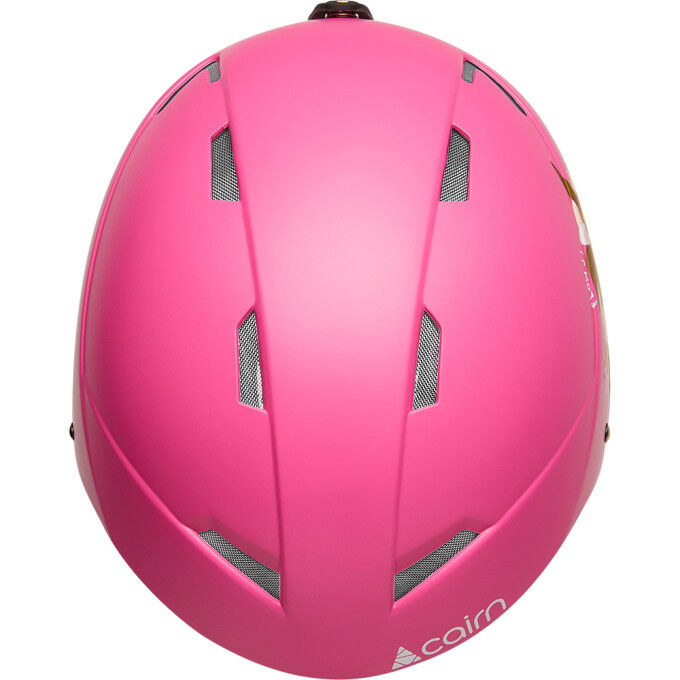 Casque ski Junior Cairn Flow J - Mat Pink Unicorn : protection et confort