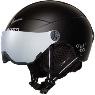 Junior-Skihelm mit Visier CAIRN ORBIT VISOR J – Mat Black