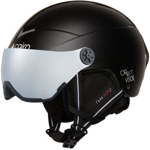 Unisex ski helmet with visor CAIRN ORBIT VISOR - Mat Black