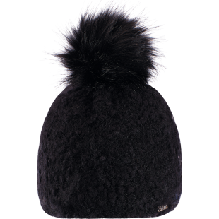 Cairn ELOISE HAT J Grey Junior Beanie with pompon