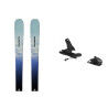 Salomon STANCE PRO W 82 ski pack + bindings : Colour - ARUBA BLUE/BLUE YONDER/LIME CREAM, Ski size - 169