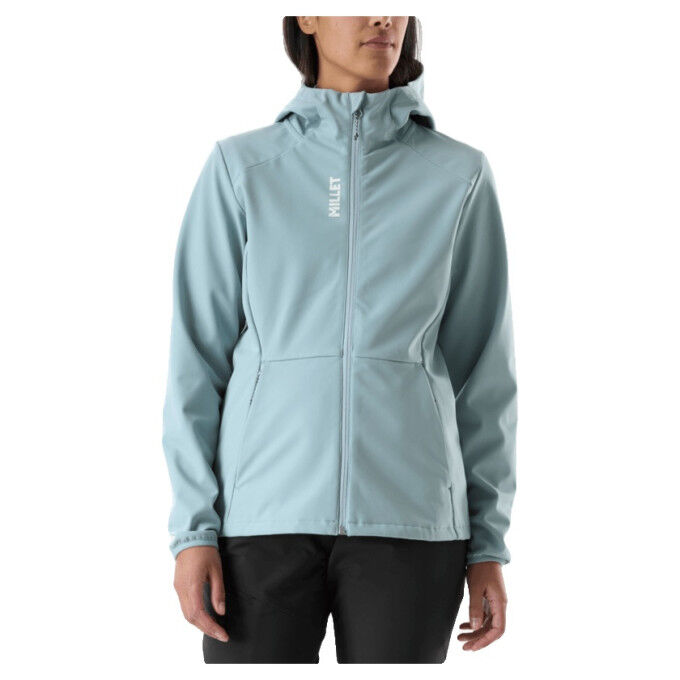 Giacca da trekking da donna, vestibilità regolare, Millet SENECA SHIELD