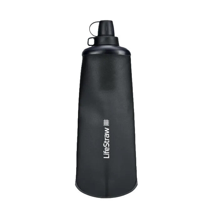 Trinkflasche und Filter Lifestraw Collapsible Squeeze black