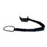 Correa unisex Frendo LEASH SNOWBOARD BASIC BOUCLE de 30 mm, negra, para snowscoot