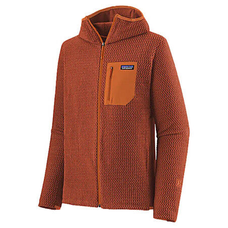 Patagonia: Sudadera con capucha y cremallera completa R1 AIR para hombre