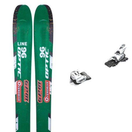 Line OPTIC 96 ski pack + bindings : Ski size - 184