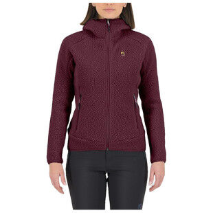Karpos MOIAZZA RETRÒ Crimson Women's Winter Fleece Jacket