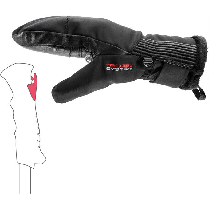 Women's Ski Gloves Leki VALLARTA 3D MITT