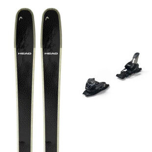 Head KORE 94 TI BK/BG ski pack + bindings : Colour - Unicolor, Ski size - 184