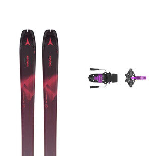 Pack de esquís Atomic BACKLAND 88 W + pieles + fijaciones : Talla de esquí - 162