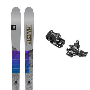 MAJESTY SUPERWOLF ski package + bindings : Colour - Blue, Ski size - 184