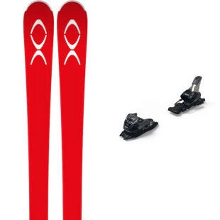 XO V7 RED WHITE ski pack + bindings : Colour - RDWH-BT, Ski size - 166