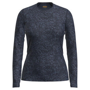Icebreaker M 200 OASIS LS Crewe Moss BloomAOP Mid Layer