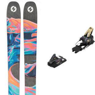 Set da sci Blizzard RUSTLER 11 + attacchi : Colore - Nero/Arancione, Dimensioni dello sci - 180
