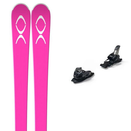 XO V7 Pink ski pack + bindings : Colour - PK-BT, Ski size - 148