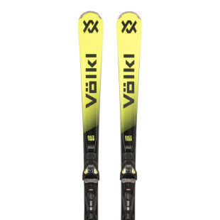 Set da sci Volkl RACETIGER SC YELLOW + attacchi VMOT 12 YEL
