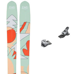 Pack de esquís Zag SLAP 104 + fijaciones : Talla de esquí - 182