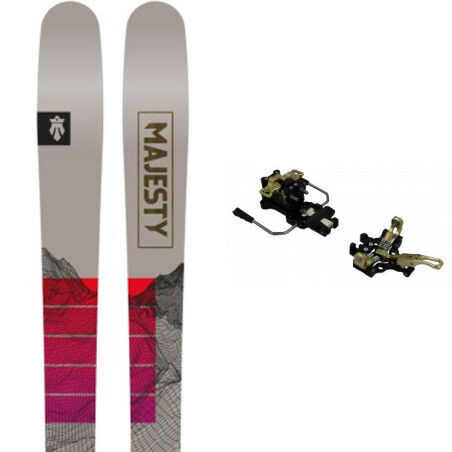 Majesty Superpatrol Tour Ski Set + Bindings : Colour - Unicolor, Ski size - 169