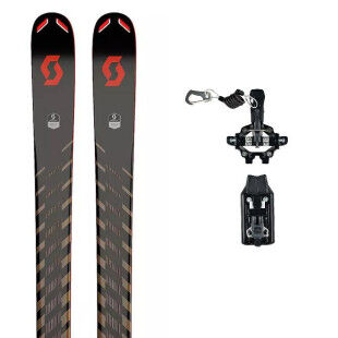 Pack de esquís de travesía Scott SUPERGUIDE 88 B + fijaciones : Color - Negro, Talla de esquí - 178
