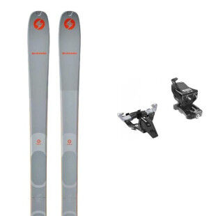 Blizzard ZERO G 085 Tour Ski Set + Bindings : Colour - GRIS FROID/ORANGE, Ski size - 171