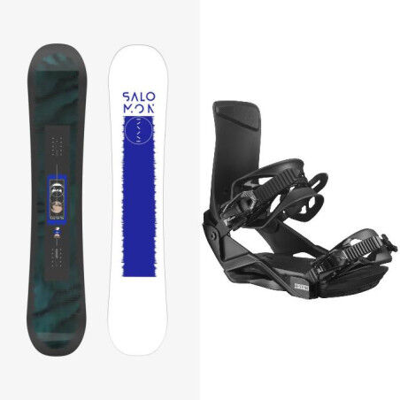Salomon PULSE snowboard pack + binding : Ski size - 158W