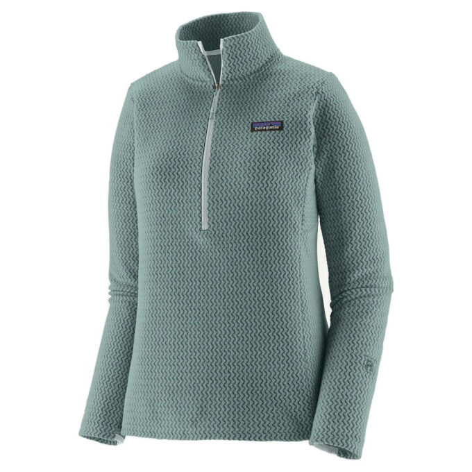 Damenpullover mit Reißverschluss am Kragen: Patagonia R1 AIR ZIP NECK