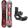 Pack snowboard Nitro BEAST X VOLCOM + fix : Taille des skis - 158