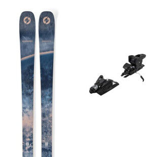 Pack skis Blizzard ANOMALY 88 + fix : Couleur - BLEU/OR, Taille des skis - 176