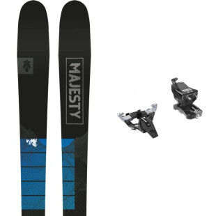 Pack de esquís MAJESTY SUPERWOLF CARBON + fijación : Color - Negro, Talla de esquí - 172
