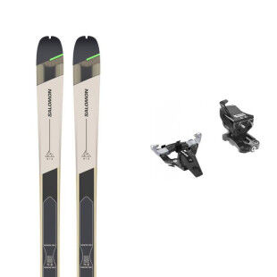 Pack de skis Salomon MTN 86 CARBON + peaux SKIN + fix : Couleur - RAIN DAY, Taille des skis - 164