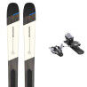 Pack de skis Salomon MTN 96 CARBON + peaux + fix : Couleur - RAIN DAY, Taille des skis - 166